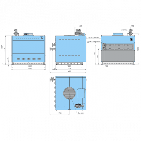 Газовый котел Rossen RSA 500