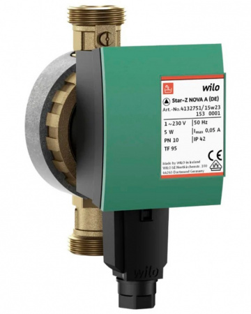 Циркуляционный насос ГВС Wilo STAR-Z NOVA A